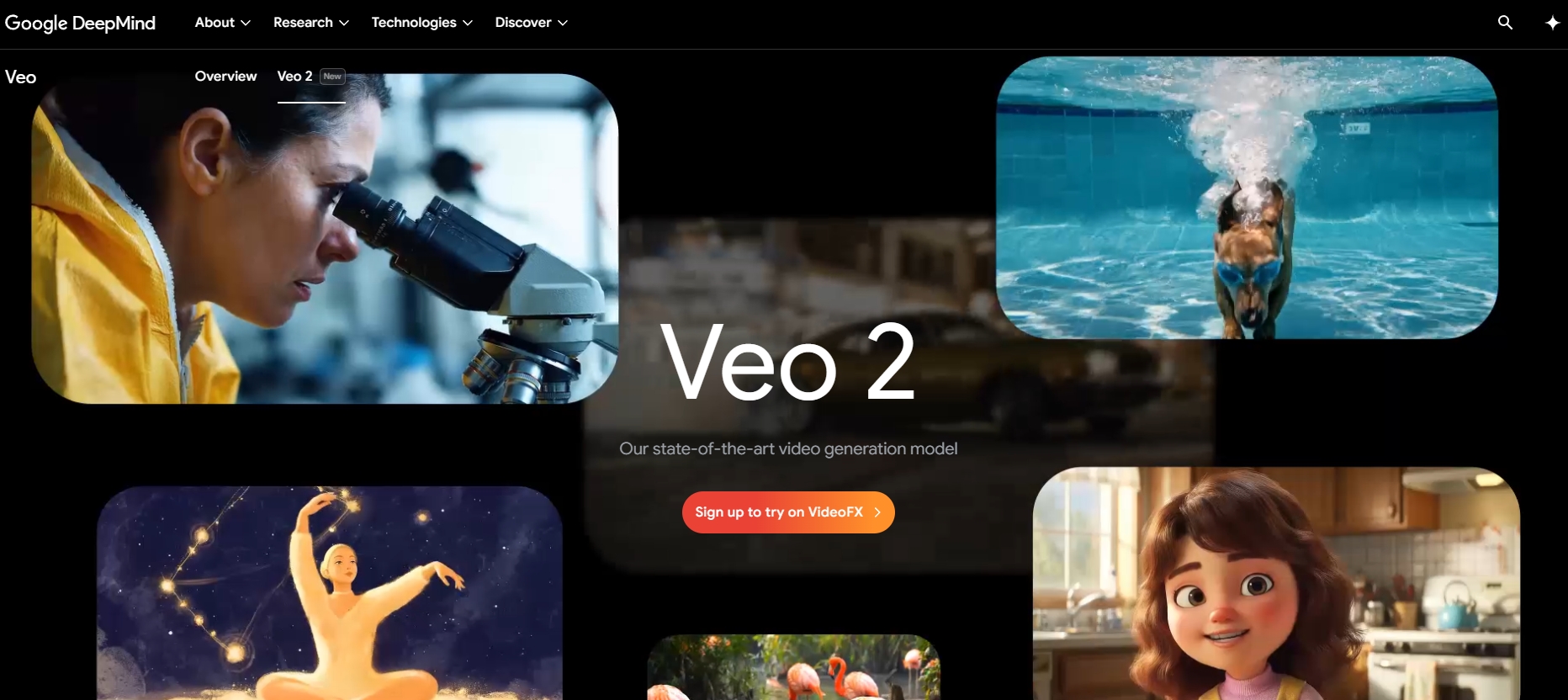 （157.网站）Veo 2-谷歌 DeepMind 推出的 AI 视频生成模型，支持高达4K 分辨率-创业网宝藏库