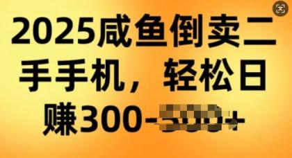 （1097.网创教程）2025闲鱼平台倒卖二手手机，高客单，高收益，轻轻松松日入3张-创业网宝藏库