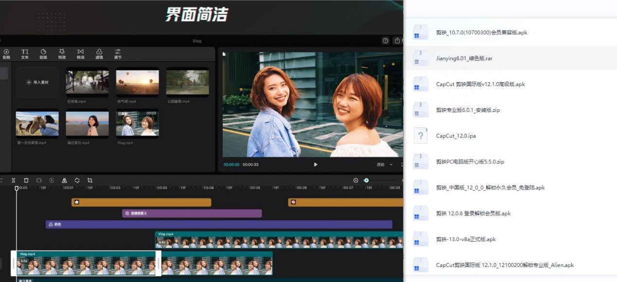 （621.手机电脑）剪映VIP破解版合集 国际版 专业版-创业网宝藏库