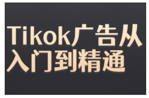 453.Tiktok Ads实操教程，Tiktok广告从入门到精通-创业网宝藏库